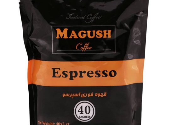 قهوه فوری ماگوش ۴۰ عددی سه نوع اسپرسو،کلاسیک و گلد